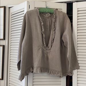 Magnolia Pearl Linen Top